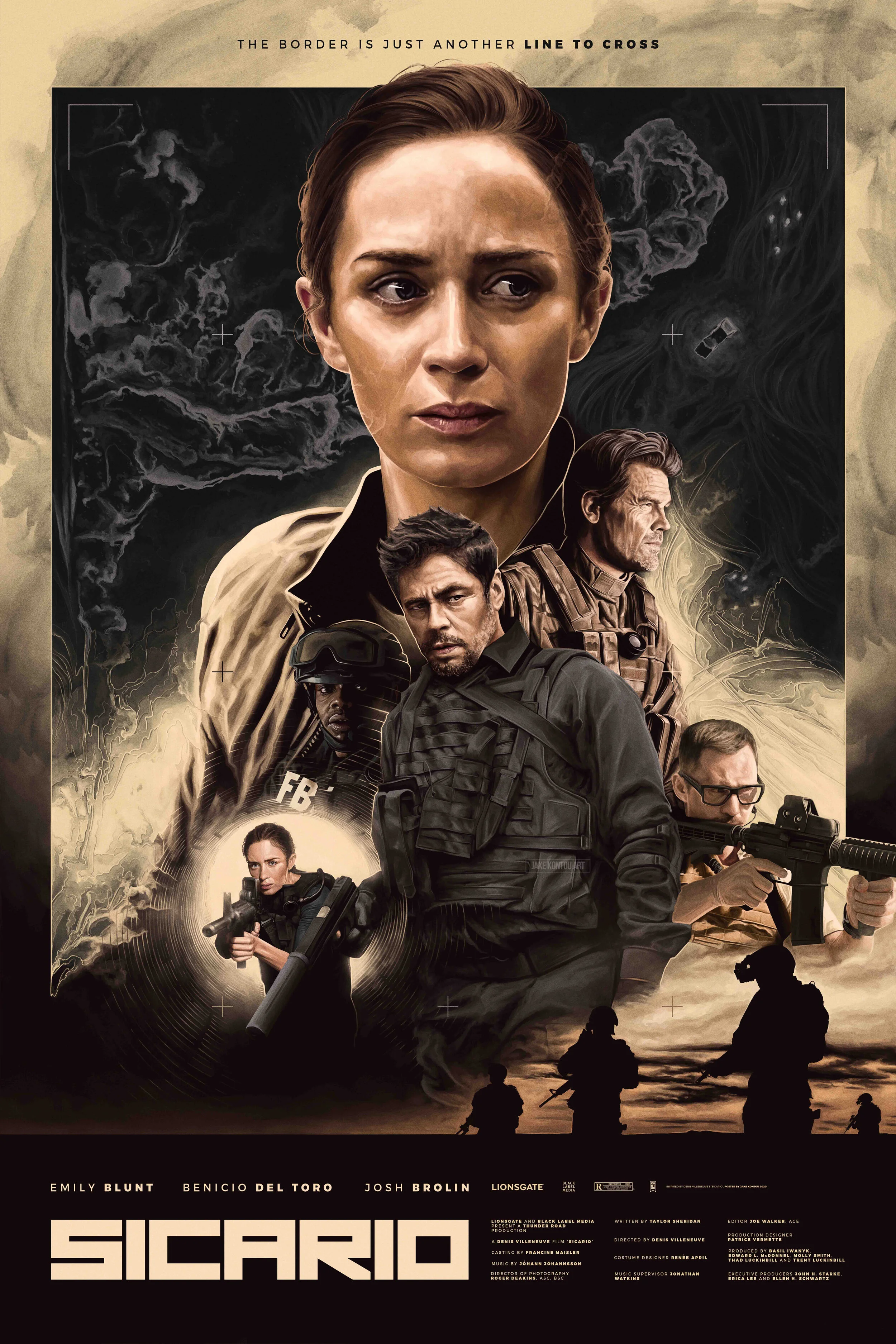 Sicario — Jake Kontou Art